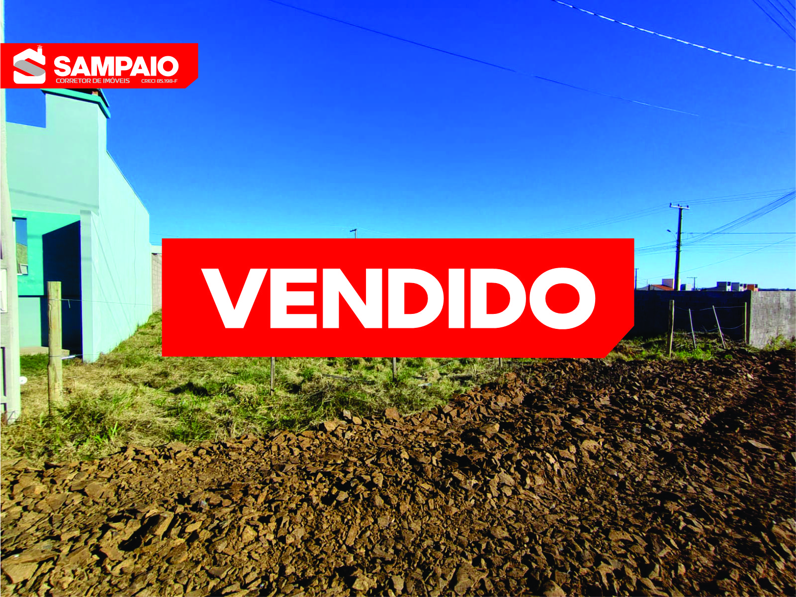 Rua Anair Fontana Lot 17 >> VENDIDO << para venda na SAMPAIO IM&OacuteVEIS